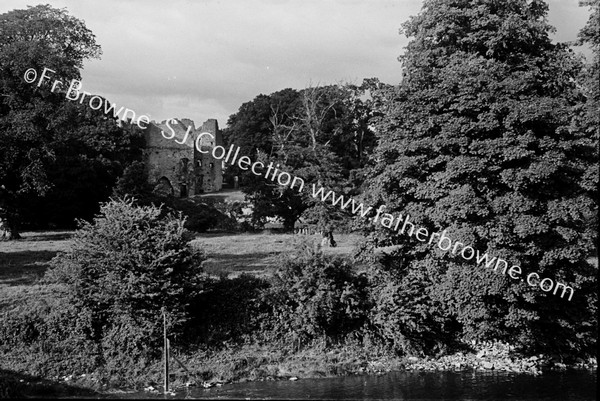 MALLOW CASTLE OLD CASTLE FROM MALLOW BRIDGE